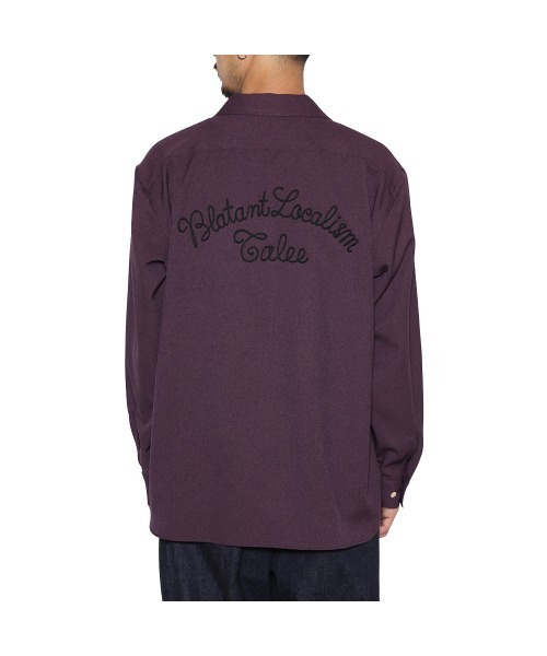 CALEE（キャリー）の「"BLATANT LOCALISM" OPEN COLLAR ROUND L/S SH（シャツ/ブラウス・メンズ・ターコイズブルー/バーガンディー/チャコールグレー・LARGE/MEDIUM/X-LARGE/SMALL）」の3枚目の写真