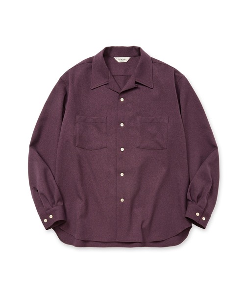 CALEE（キャリー）の「"BLATANT LOCALISM" OPEN COLLAR ROUND L/S SH（シャツ/ブラウス・メンズ・ターコイズブルー/バーガンディー/チャコールグレー・LARGE/MEDIUM/X-LARGE/SMALL）」の7枚目の写真