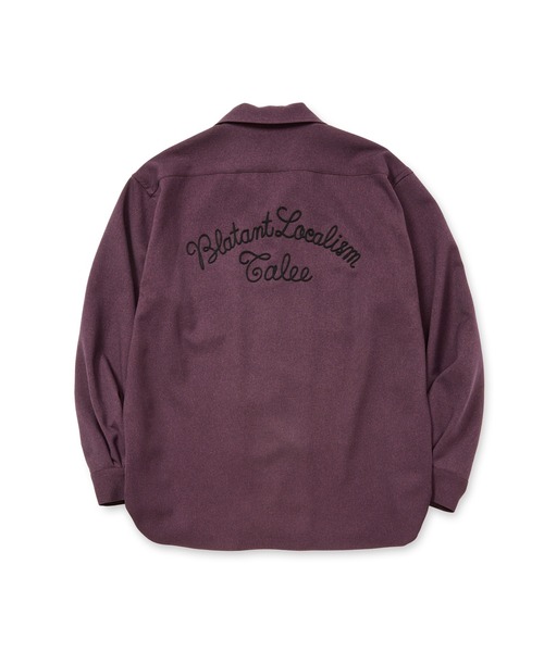 CALEE（キャリー）の「"BLATANT LOCALISM" OPEN COLLAR ROUND L/S SH（シャツ/ブラウス・メンズ・ターコイズブルー/バーガンディー/チャコールグレー・LARGE/MEDIUM/X-LARGE/SMALL）」の6枚目の写真