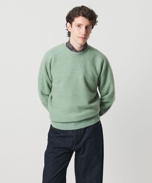 セール】ヤク ヘアリー クルーネックニット（ニット/セーター