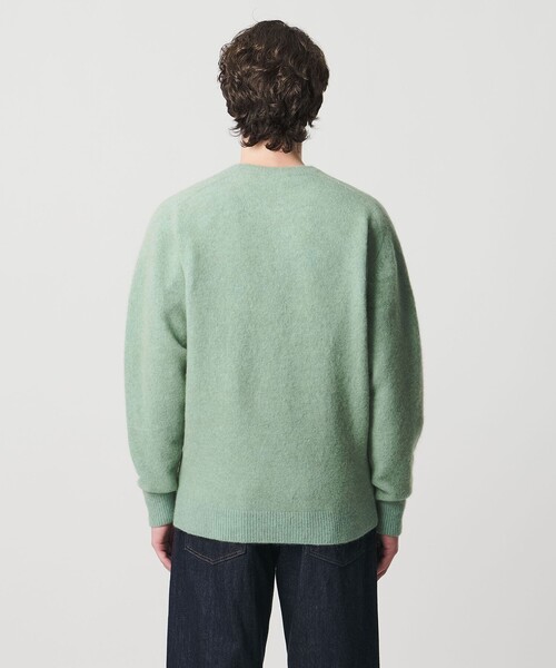 UNITED ARROWS(ユナイテッドアローズ)の「ヤク ヘアリー クルーネックニット(ニット/セーター・メンズ・ブラック/モカ/ライトブルー/ライム・M/L/XL/S)」の9枚目の写真