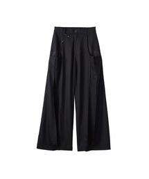 Knuth Marf | pierced drape pants(unisex)(スラックス)