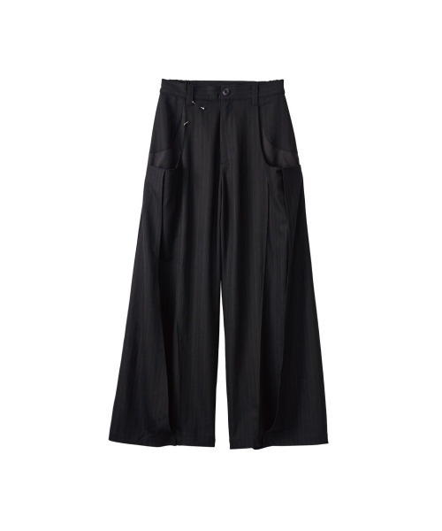 Knuth Marf（クヌースマーフ）の「pierced drape pants(unisex)（スラックス・レディース・グレー系その他/ブラック/ブラック系その他・X-SMALL/SMALL/MEDIUM）」の2枚目の写真