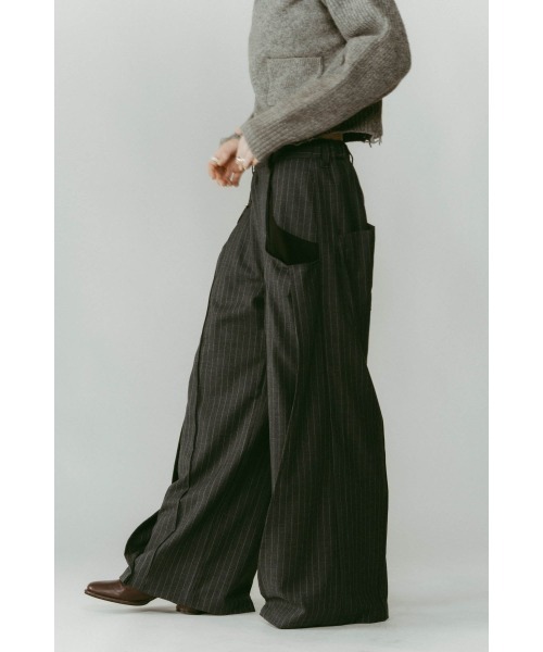 Knuth Marf（クヌースマーフ）の「pierced drape pants(unisex)（スラックス・レディース・グレー系その他/ブラック/ブラック系その他・X-SMALL/SMALL/MEDIUM）」の13枚目の写真