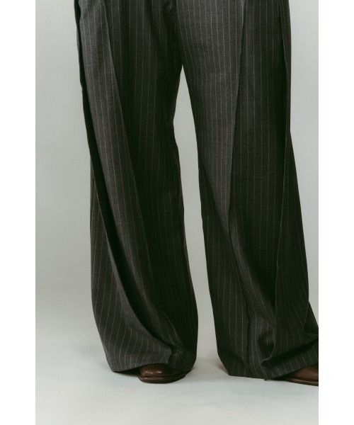 pierced drape pants(unisex)（スラックス）｜Knuth Marf