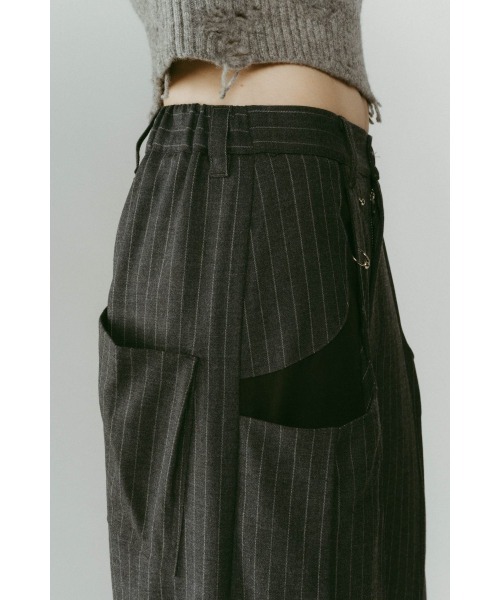 Knuth Marf（クヌースマーフ）の「pierced drape pants(unisex)（スラックス・レディース・グレー系その他/ブラック/ブラック系その他・X-SMALL/SMALL/MEDIUM）」の21枚目の写真
