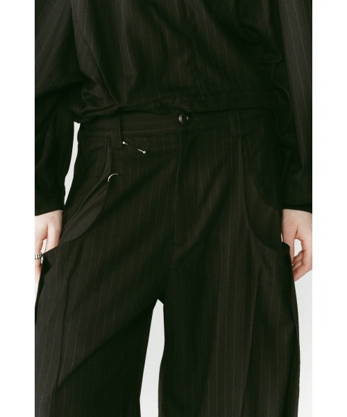 pierced drape pants(unisex)（スラックス）｜Knuth Marf