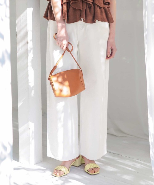 titivate（ティティベイト）の「ギャザーサンダル（サンダル・レディース・ブラック/オリーブ/キャメル/ライトイエロー・M/S/XL/L）」の16枚目の写真