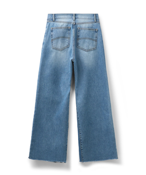 ERER(エルエル)の「Washed Bootcut Denim Pants Sky Blue(デニムパンツ・レディース・スカイブルー・1/2)」の10枚目の写真