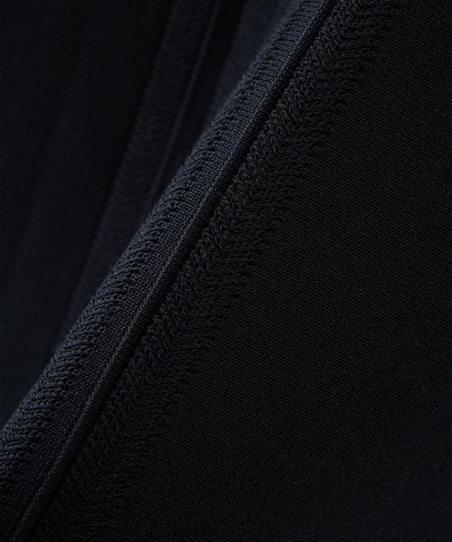 WRAPINKNOT(ラッピンノット)の「【WRAPINKNOT】ラインニットシャツ(ニット/セーター・メンズ・ブラック/ブラウン・2/3)」の6枚目の写真