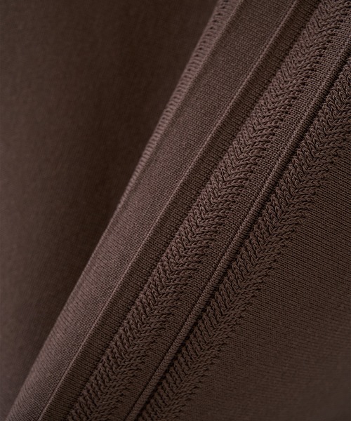 WRAPINKNOT(ラッピンノット)の「【WRAPINKNOT】ラインニットシャツ(ニット/セーター・メンズ・ブラック/ブラウン・2/3)」の14枚目の写真