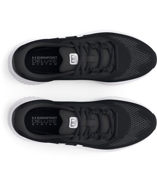 UNDER ARMOUR(アンダーアーマー)の「UAチャージド ローグ4 エクストラワイド(ランニング/メンズ)(スニーカー・メンズ・ブラック・28.0cm/28.5cm/26.0cm/26.5cm/30.0cm/25.5cm/27.5cm/29.0cm/27.0cm/25.0cm)」の4枚目の写真