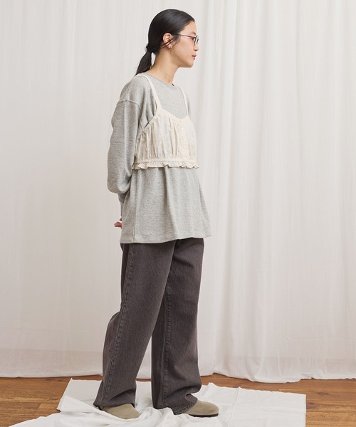 fig Ｌondon（フィグロンドン）の「Jasmin bustier（シャツ/ブラウス・レディース・ブラック/アイボリー・FREE）」の15枚目の写真