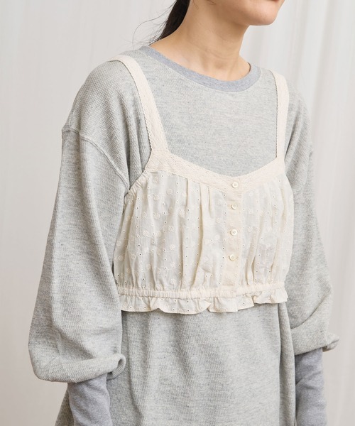 fig Ｌondon（フィグロンドン）の「Jasmin bustier（シャツ/ブラウス・レディース・ブラック/アイボリー・FREE）」の18枚目の写真