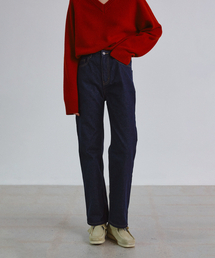 Straight soft jean_INDIGO BLUE