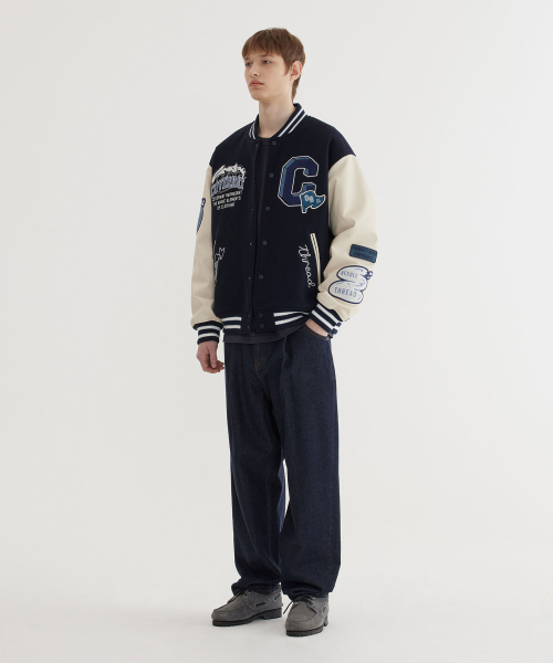 COVERNAT(カバーナット)の「マルチグラフィックウールバスティダークネイビー(スタジャン・レディース・その他・LARGE/X-LARGE/SMALL/MEDIUM)」の8枚目の写真