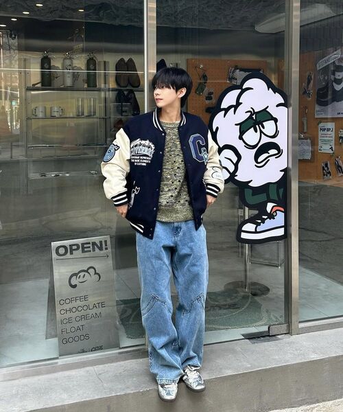 COVERNAT(カバーナット)の「マルチグラフィックウールバスティダークネイビー(スタジャン・レディース・その他・LARGE/X-LARGE/SMALL/MEDIUM)」の13枚目の写真