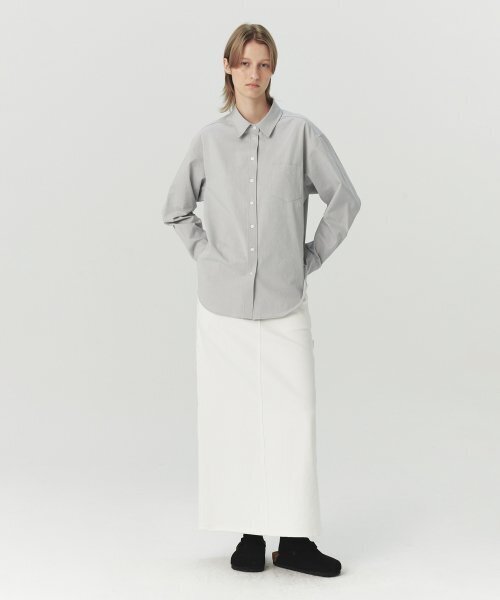 LEVAR(レバー)の「Garment Dyeing Cotton Carpenter Skirt - Warm White(スカート・レディース・その他・MEDIUM/SMALL)」の3枚目の写真