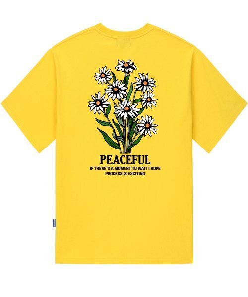 TRIPSHION(トリップション)の「デイジーフラワーバンドルグラフィックTシャツ - イエロー(Tシャツ/カットソー・メンズ・その他・LARGE/MEDIUM/X-LARGE)」の1枚目の写真