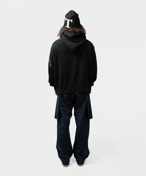 UNION（UNION TOKYO）（ユニオン）の「DISCOVERED UNION LOOPING DAMAGE HOODY（パーカー・メンズ・グレー系その他/ブラック・3/1）」の16枚目の写真