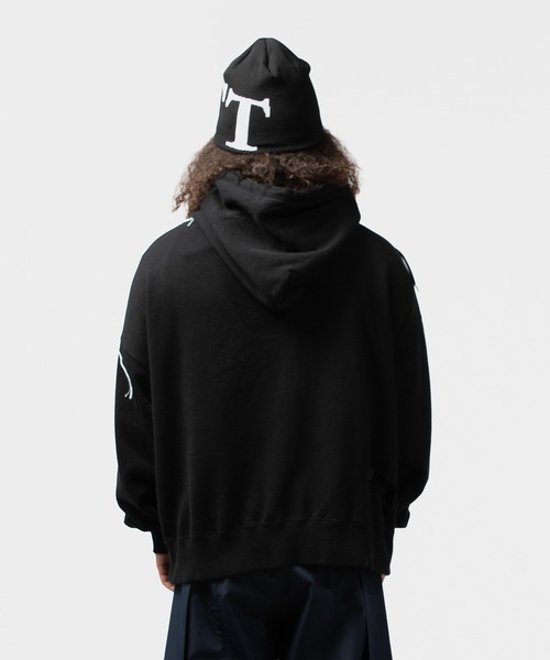 UNION（UNION TOKYO）（ユニオン）の「DISCOVERED UNION LOOPING DAMAGE HOODY（パーカー・メンズ・グレー系その他/ブラック・3/1）」の20枚目の写真