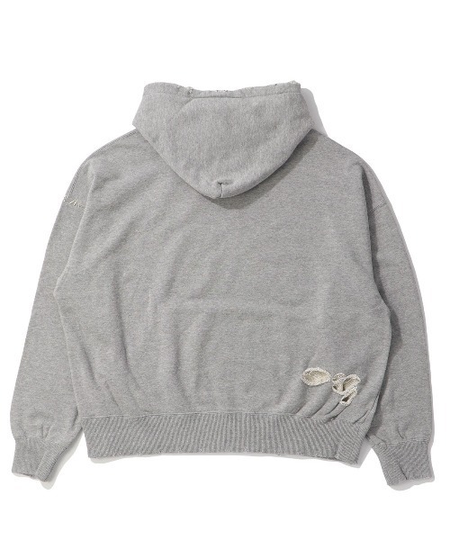 UNION（UNION TOKYO）（ユニオン）の「DISCOVERED UNION LOOPING DAMAGE HOODY（パーカー・メンズ・グレー系その他/ブラック・3/1）」の13枚目の写真