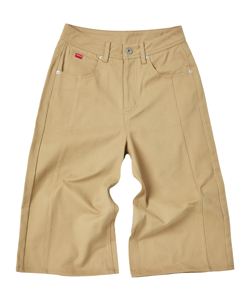 COMONINOZ（コモニノズ）の「W BERMUDA CROP PANTS [MUSTARD]（その他パンツ・レディース・マスタード・SMALL/MEDIUM）」の2枚目の写真