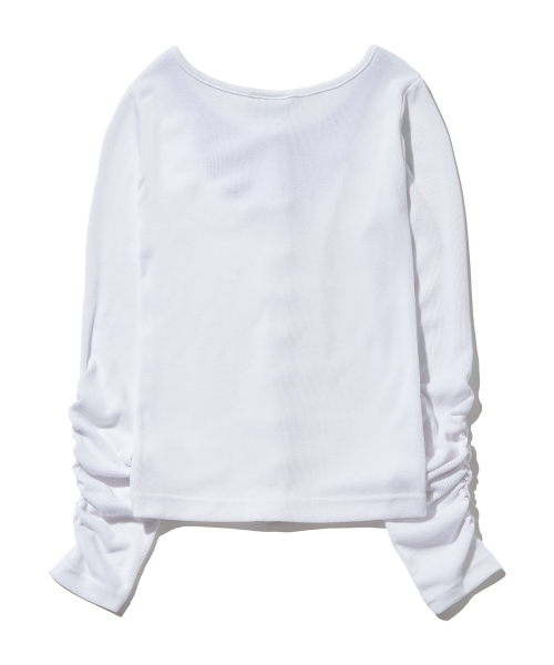 PIECEMAKER(ピースメーカー)の「LAYERED SLIM ROUND CARDIGAN (IVORY)(カーディガン/ボレロ・レディース・その他・FREE)」の5枚目の写真