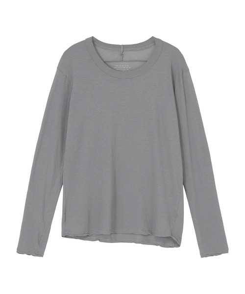 ZUCCa（ズッカ）の「SUPIMA LIGHT JERSEY / カットソー（Tシャツ/カットソー・レディース・グレー/イエロー・M size）」の7枚目の写真