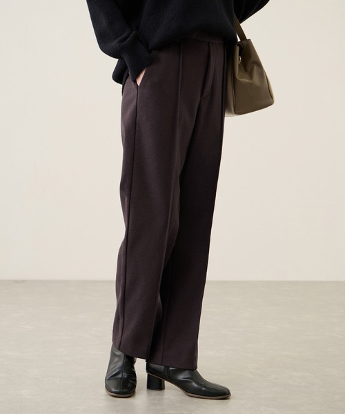 ROPE' PICNIC（ロペピクニック）の「裏起毛ストレートパンツ（その他パンツ・レディース・ダークブラウン/グレー/ブラック・S/M/L）」の3枚目の写真
