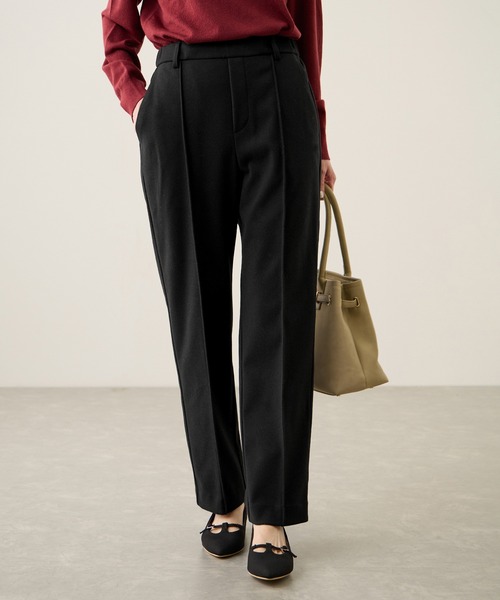 ROPE' PICNIC（ロペピクニック）の「裏起毛ストレートパンツ（その他パンツ・レディース・ダークブラウン/グレー/ブラック・S/M/L）」の2枚目の写真