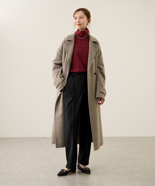 ROPE' PICNIC（ロペピクニック）の「裏起毛ストレートパンツ（その他パンツ・レディース・ダークブラウン/グレー/ブラック・S/M/L）」の22枚目の写真