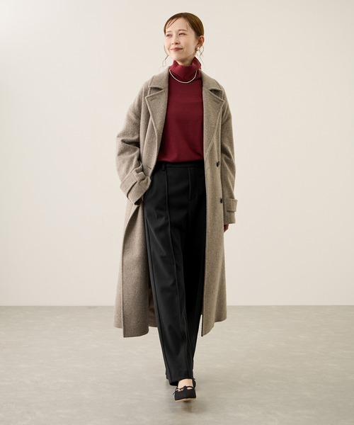 ROPE' PICNIC（ロペピクニック）の「裏起毛ストレートパンツ（その他パンツ・レディース・ダークブラウン/グレー/ブラック・S/M/L）」の21枚目の写真