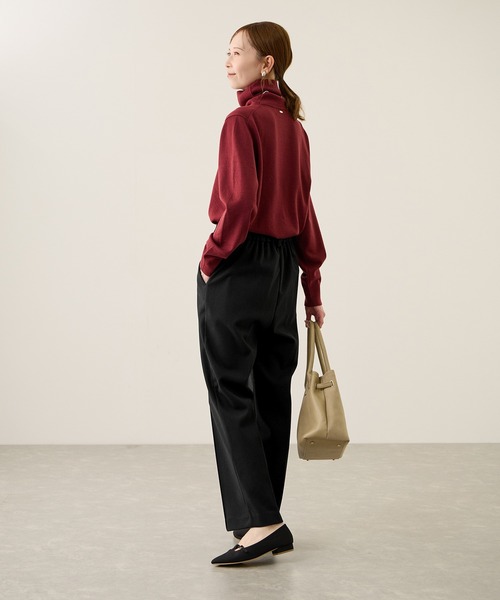 ROPE' PICNIC（ロペピクニック）の「裏起毛ストレートパンツ（その他パンツ・レディース・ダークブラウン/グレー/ブラック・S/M/L）」の19枚目の写真