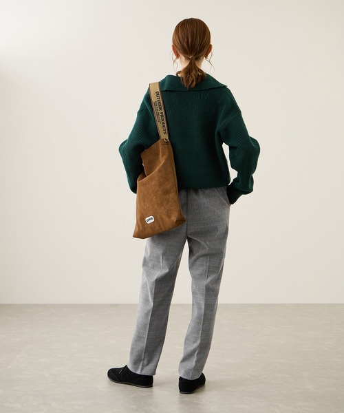 ROPE' PICNIC（ロペピクニック）の「裏起毛ストレートパンツ（その他パンツ・レディース・ダークブラウン/グレー/ブラック・S/M/L）」の12枚目の写真