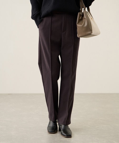 ROPE' PICNIC（ロペピクニック）の「裏起毛ストレートパンツ（その他パンツ・レディース・ダークブラウン/グレー/ブラック・S/M/L）」の7枚目の写真
