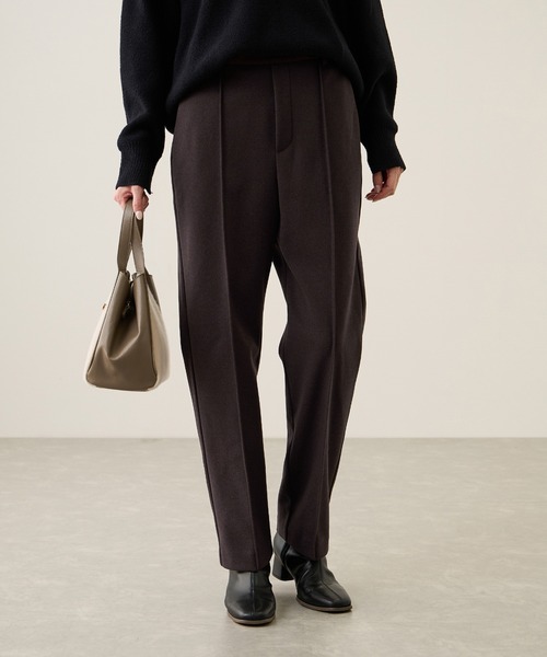 ROPE' PICNIC（ロペピクニック）の「裏起毛ストレートパンツ（その他パンツ・レディース・ダークブラウン/グレー/ブラック・S/M/L）」の6枚目の写真