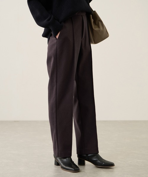 ROPE' PICNIC（ロペピクニック）の「裏起毛ストレートパンツ（その他パンツ・レディース・ダークブラウン/グレー/ブラック・S/M/L）」の5枚目の写真