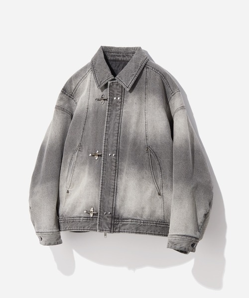 セール】ナカワタファイヤーマンバックルデニムブルゾン(HARE