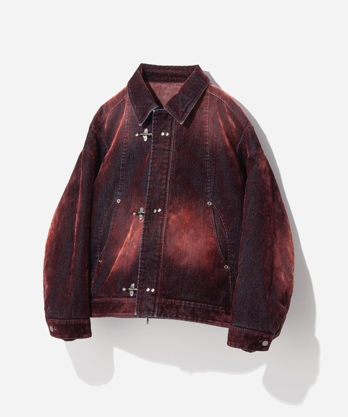 ナカワタファイヤーマンバックルデニムブルゾン(HARE)（ブルゾン