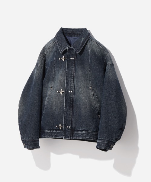 セール】ナカワタファイヤーマンバックルデニムブルゾン(HARE