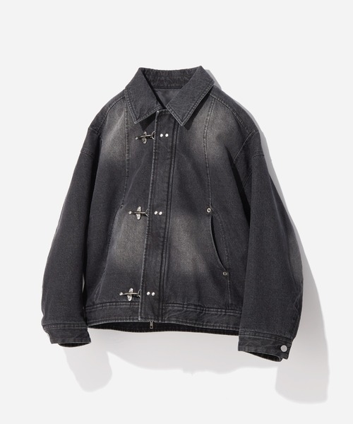 セール】ナカワタファイヤーマンバックルデニムブルゾン(HARE