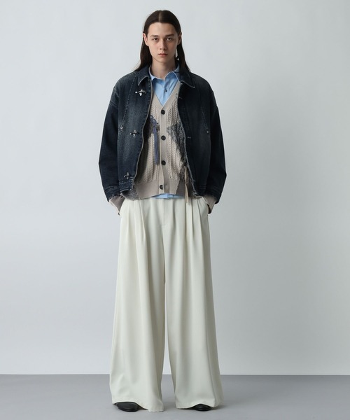 HARE（ハレ）の「ナカワタファイヤーマンバックルデニムブルゾン(HARE