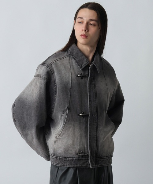 セール】ナカワタファイヤーマンバックルデニムブルゾン(HARE