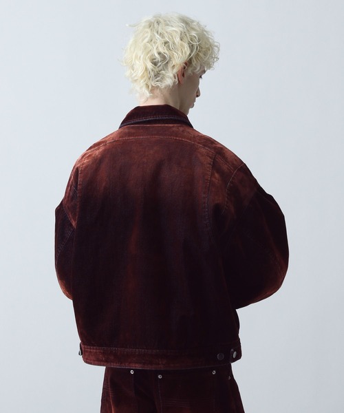 HARE（ハレ）の「ナカワタファイヤーマンバックルデニムブルゾン(HARE