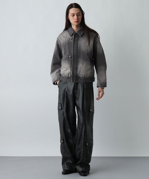 セール】ナカワタファイヤーマンバックルデニムブルゾン(HARE