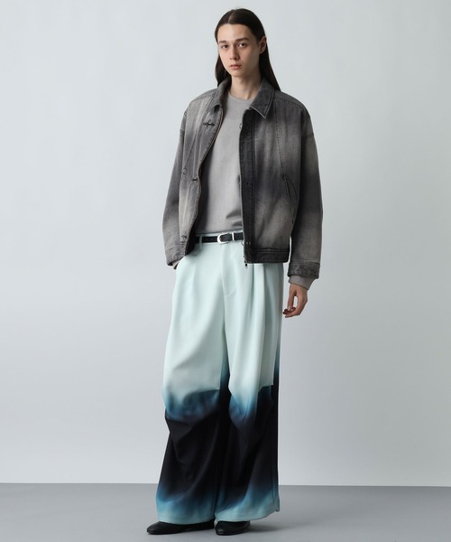 HARE（ハレ）の「ナカワタファイヤーマンバックルデニムブルゾン(HARE)（ブルゾン・メンズ・グレー/ブルー/レッド/ブラック・SMALL/MEDIUM）」の8枚目の写真