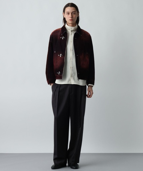 HARE（ハレ）の「ナカワタファイヤーマンバックルデニムブルゾン(HARE)（ブルゾン・メンズ・グレー/ブルー/レッド/ブラック・SMALL/MEDIUM）」の11枚目の写真