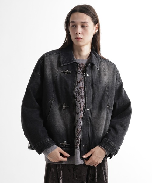 セール】ナカワタファイヤーマンバックルデニムブルゾン(HARE