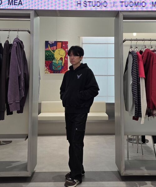 MEA（メア）の「VINTAGE ANIMAL HOODIE [BLACK]（パーカー・レディース・その他・2/3）」の3枚目の写真